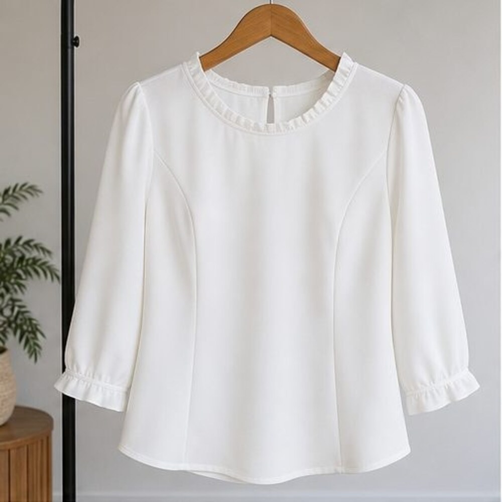 White Wrap Blouse